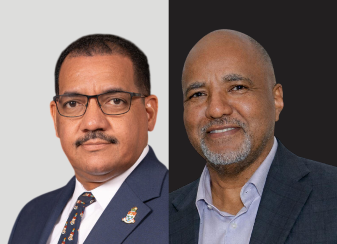 Finance minister Rolston Anglin and economics adviser Paul Byles will speak at this year's Business Environment Update (Photos: Cayman Islands Government/FTS)
